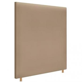 Cabecero de Polipiel Marrón Claro 95x120cm para Cama de 90