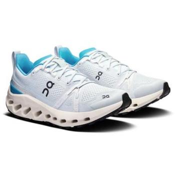 On Cloudsurfer Trail Damen Trailrunning Schuhe weiß-blau 41