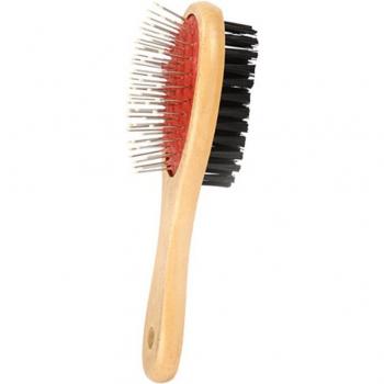 Brosse en bois pour épilation d'animaux