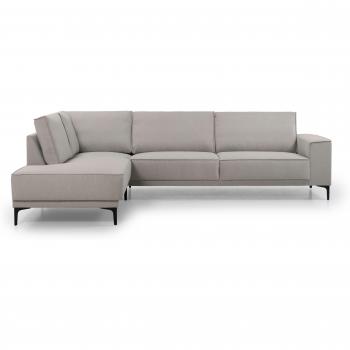 Beige Ecksofa Oland, hochwertiger Webstoff, L-Form