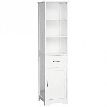 Premier Corner Shelf Set – Durable White Wooden Rack