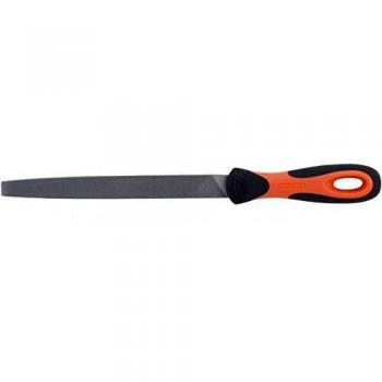 Lime plate pointue mince demi-douce avec manche Ergo 150mm