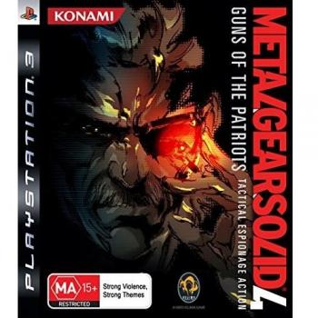 Metal Gear Solid 4: Guns of the Patriots – PS3, PEGI 18+, Stealth Strategy Game