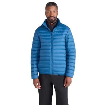 Blaues Herren-Daunenjackenmodell
