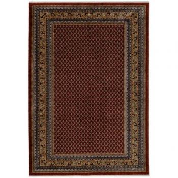 Tapis Bordure Polyéthylène rouge multicolore THEKO 160x230 cm
