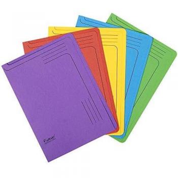 Exacompta Assorted A4 Slip File 290gsm