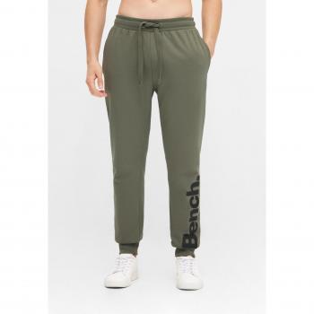Sweathose BENCH. STANLEY Gr. 56, N-Gr, grün (khaki grün), Herren, Sweatware, Obermaterial: 60% Baumwolle, 40% Polyester, unifarben, Hosen