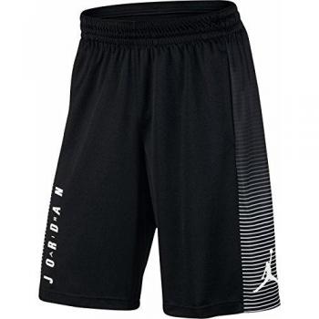 Nike M J Bsk Game Pantalón Corto Línea Michael Jordan de Baloncesto, Hombre, Negro (Black / White), L