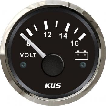 KUS 52mm Waterproof Voltmeter for Car and Truck 8-16V