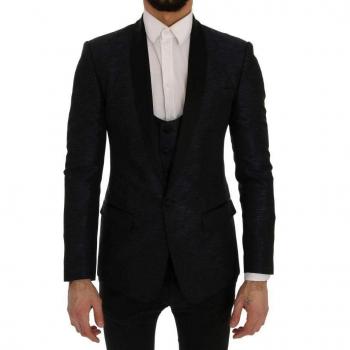 Monopetto Blazer in Lana Nera Dolce & Gabbana