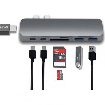 USB-C Docking Station with HDMI, SD Card Reader, and USB 3.0