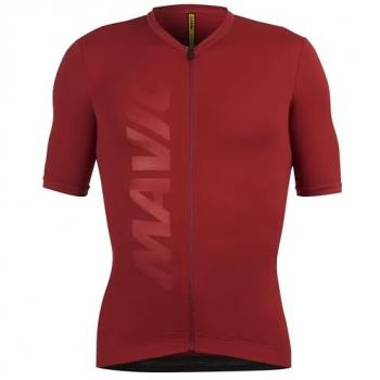 Maglia Mavic Aksium Uomo Maniche Corte Bordeaux