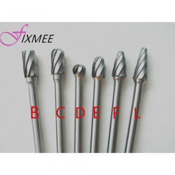 150mm Efficiency Tungsten Carbide Aluminum Cutting Rotary Burr Set with 6mm Shaft