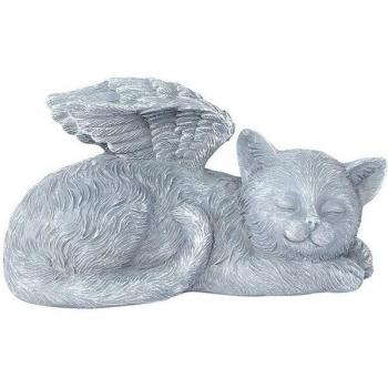 Resin Pet Memorial Tombstone Angel Dog & Cat