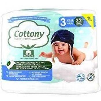 GreenBaby Organic Diaper Bundle – 32, Size 3 (4‑9 kg)