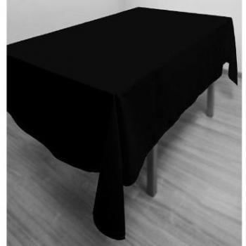 Mantel Antimanchas Alix Negro 140x300 cm
