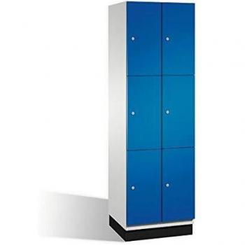Armoire vestiaire Eurokraft 6 casiers
