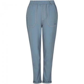 Organic Cotton Cargo Trousers, Blue – WeirFish Malorri (Size 20)