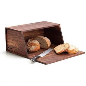 Continenta Brotkasten 40x26x18,5 cm aus Walnuss