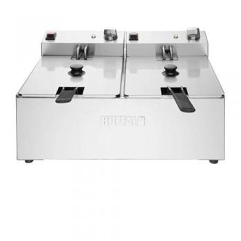 Buffalo Twin‑Fryer 5 L – Dual Basket, 2×2.8 kW