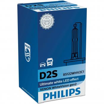 Luz de Coche Xenón D2S 35W – Philips WhiteVision 85122WHV2C1