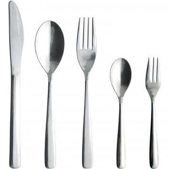 Ensemble Couverts Nagao Slim 5 pièces, Acier Inoxydable
