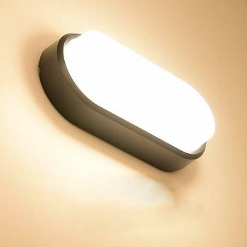 Outdoor Surface‑Mounted Oval LED Wall Light – 16W/20W