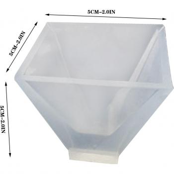 Silicone Pyramid Mold for UV Resin Crafts