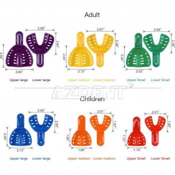 12pcs Dental Impression Trays for Children and Adults