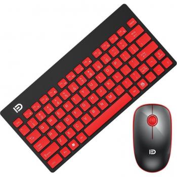 Pink 2.4G Silent Keyboard/Mouse Duo – Game, Office, Household Use