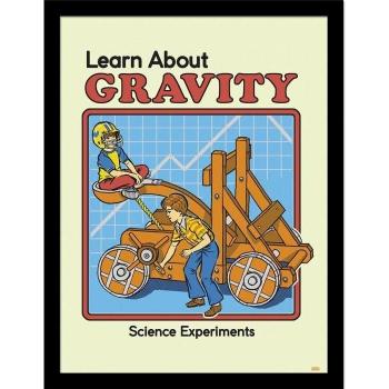 Steven Rhodes Poster Impara sulla Gravità con Cornice