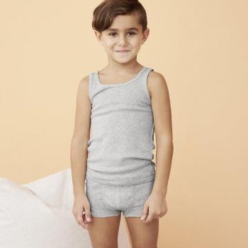 Kinder-Bio‑Hose Grau – LIVING CRAFTS, 100 % ökologische Baumwolle