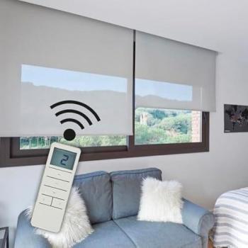 Tela Solar Motorizada Gris 100x250
