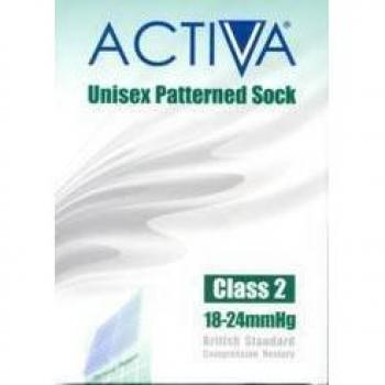 Activa Compression Thigh Highs Open Toe 18-24 mmHg Sand Medium
