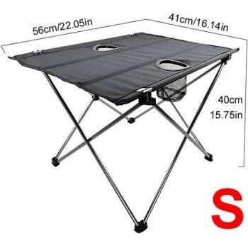 Gray Ultralight Folding Table