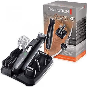 Remington PG6130 Mens Rechargeable 4 in 1 Personal Groomer Kit Trimmer Clipper