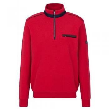 Uomini Bugatti Maglione Felpa Rosso L