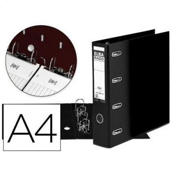 ELBA Aktenordner 75mm Schwarz PVC