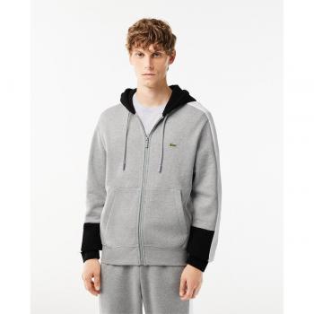 Sudadera Lacoste de hombre con capucha y diseño color block