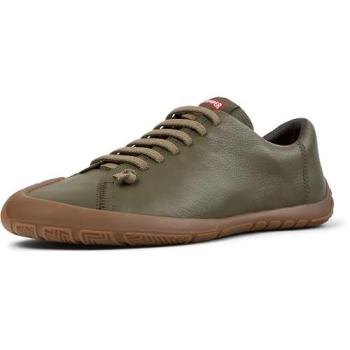 Smooth Leather Green Campers Mens Casual Sneaker