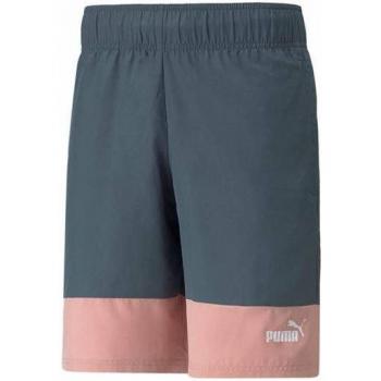 Short Puma Power Woven Colorblock Gris Rosa 848819-42