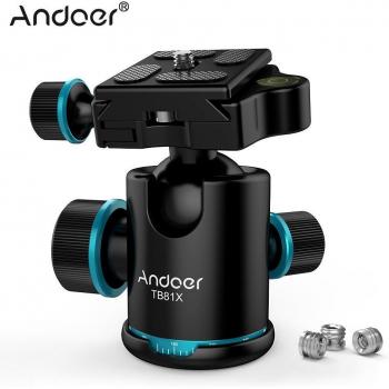 Tête rotative 360° pour DSLR, monopode Andoer TB81X