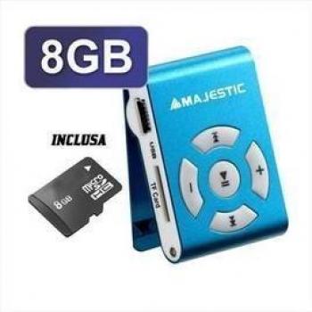MP3 Reader Majestic SDB 8309 8GB Blu Clip