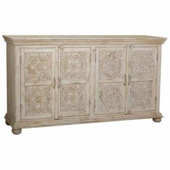 Estantería de Madera Beige 169x39x91cm