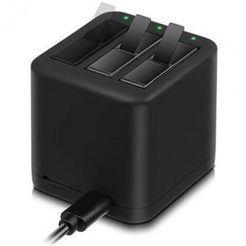 Batteria Duali ENEGON – Caricatore veloce 3 canali per Insta360 ONE X