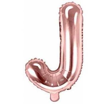 Folienballon J in roségold 35 cm