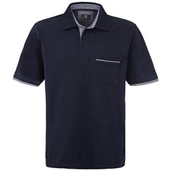 Donkerblauw MELKER Polo T-shirt