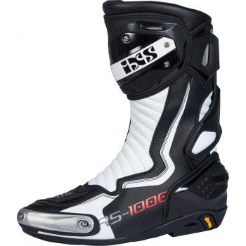 IXS RS-1000 Sport Motorradstiefel Schwarz-Weiß Herren 47