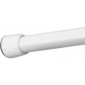 InterDesign Cameo Extendable Shower Curtain Rod 87 in. L White