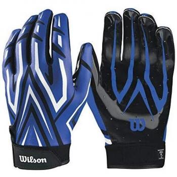 American Football Handschuhe – Wilson The Clutch Skill, XL, Blau